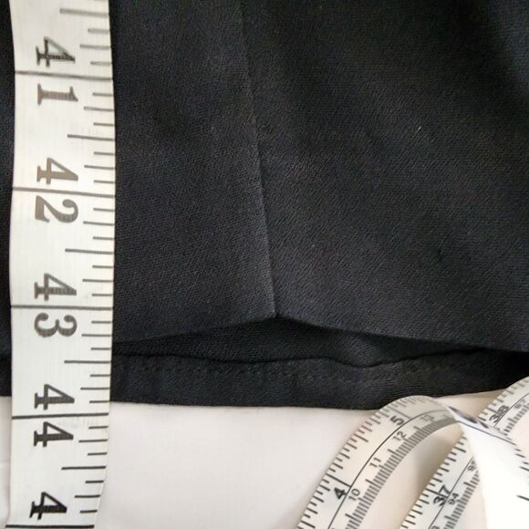 Jessica McClintock Gown Black Cream Empire Lace Cut Out Formal Prom Long 12 Vtg - Picture 15 of 16